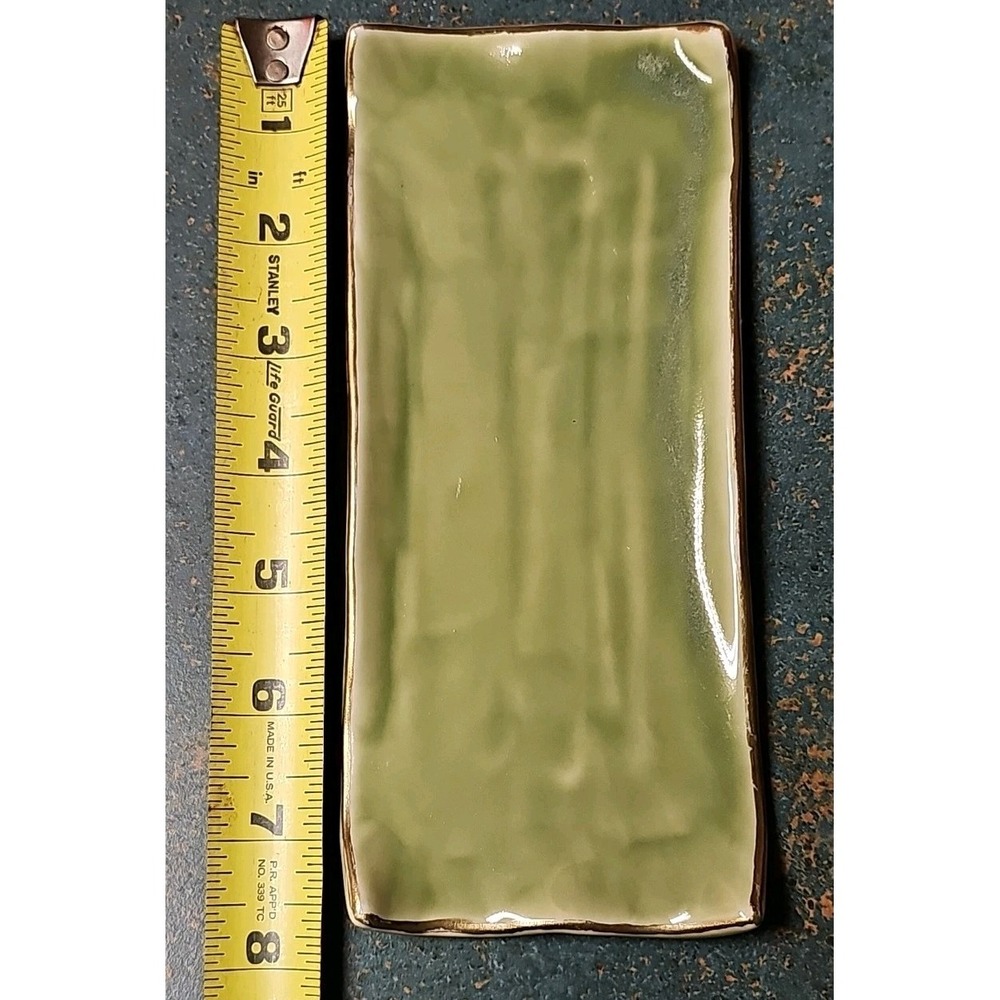 Japanese Style Stoneware Dinnerware/Sushi Plate 7 1/2" X 3" Markers Mark